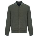 Men′s Quilted Bomber Jacket