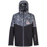 Windbreak and Waterproof Print Fabric Outdoor Jacket with Hood