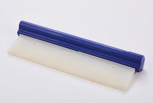 Blue Plastic Handle Silicone Wiper for Car Window