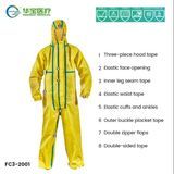 FC3-2001 Chemical Protective Coverall Acid Resistant Chemical Protective Coverall Chemical Resistant Coveralls