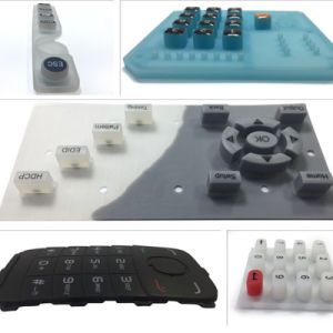 Food Grade Molded Silicone Rubber Parts Moulding Electronics Custom Silicon Rubber Keypad