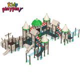 Outdoor Playground with Tunnels Slide Climber