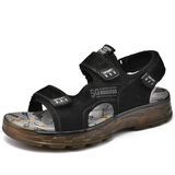 Men′s Summer Beach Sandal Fashion Plain Slide Sandal Men Leather Sandals Slippers