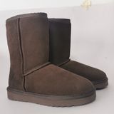 Brown Snow Boots Women Winter Sheepskin Fur Boots