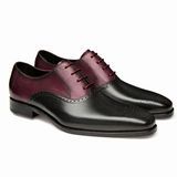 Gentleman Classic Different Color Painted Business Dress Leather Shoes