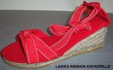 Ladies Ribbion Espadrille