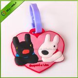 2014 Hottest PVC 3D Cartoon Image Luggage Tag