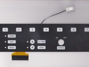 Customize Waterproof High Reliability Embossed Flexible Cola Machine Membrane Switch