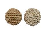 Natural Material Weave Pet Ball Toy