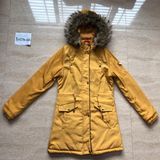 New Design Fashion Warm Winter Lady Parka Coat Detachable Hood