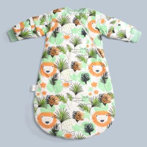Allover Printing Cotton Thick Padded Winter Warm Wearable Blanket Baby Sleeping Bag 2.5 Tog