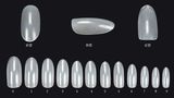 Nail Art (Completely Curued White Tip) (28#) 100 PCS in a Box