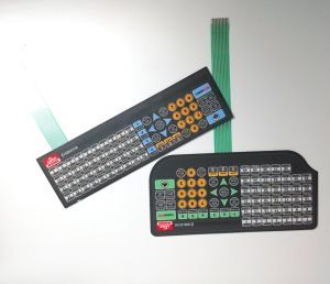 Custom Graphic Overlay Membrane Switch Keyboard for Electronic Scale Remote Control Keypad