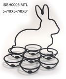 Home Decorative Easter Metal Wire Kitchen Egg Storage Holder