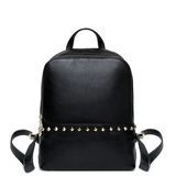 Latest Rivet Shoulder Leather Woman Bag Women Backpack Ladies