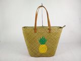 Straw Mat Tote Bag Beach Bag