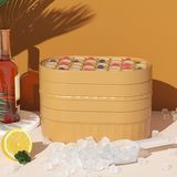 Portable DIY Ice Cream Mold Kitchen Ice Cube Tray Maker Storage Container