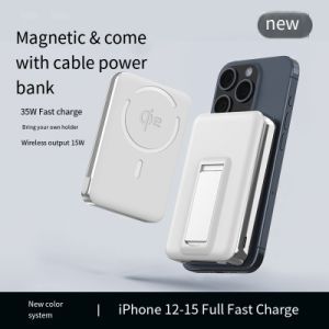 Qi2 Authoritative Certification 15W Wireless Magnetic Power Bank Magnetic Portable 10000mAh Power Bank