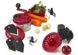 2017 Kitchen Tools Hand Held 6 in 1 Multifunctional Food Chopper