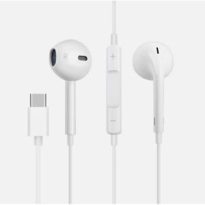 Original USB Type C Earphones with Mic Control for Apple iPhone 15 PRO Plus Max