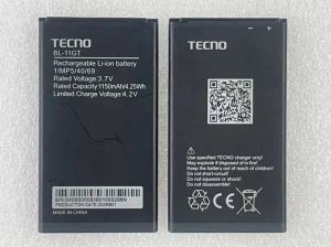 Tecno Lithium Mobile Phone Battery for Tecno Bl-5c Bl-5cat Bl-11gt Bl-15FT Bl-19ci Bl-24et Bl-25bt Bl-29dt Bl-38CT Battery