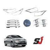 High Quality 3m Protection Auto Parts Car Decoration Accessories Door Handle Bowl Headlight Tail Light Cover Chrome Body Kit for 2013-2021 Vios