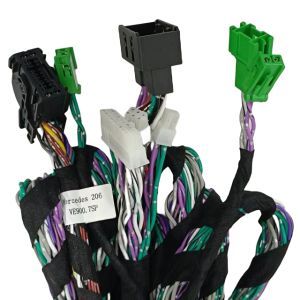 Professional Cable Assembly Manufactures Custom Mercedes-Benz Audio Wiring Cable Harness