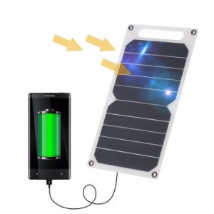5W 6W 10W Portable Solar Power Panel Mobile Phone USB Charger