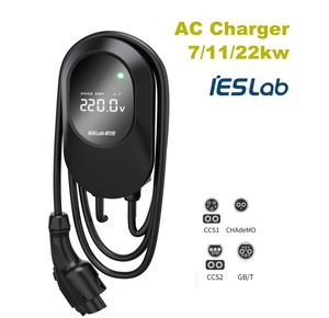 Electric Car 7kw 11kw CCS2/Gbt EV AC Charger with Ocpp 1.6j/APP Control
