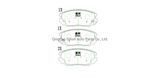 D1125-8233 High Quality Auto Car Parts Non-Asbestos Disc Brake Pad