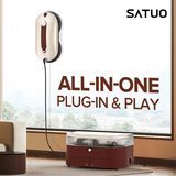 The Best Cordless Robot Window Vacuum Cleaner Household Electric Glass Limpiacristales APP Control for Home Appliance
