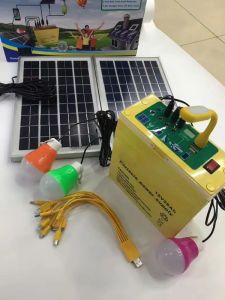 15W 12V 17ah Battery Home Use and Outdoor Use Portable Solar Lighting Kit