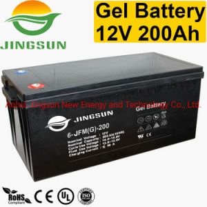 12V 200ah Lead Acid Gel AGM Solar Battery Bank with 5 Years Warranty for Solar Power System