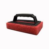 Red Non-Scratch Scouring Pad Cleaning Brush