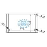 All Aluminum Radiator for Audi A8/S8 V6 1.2L 04-10 Mt Dpi: 2726