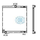 All Aluminum Radiator for BMW X5 E70, 3.0mt Dpi: