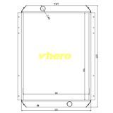 Radiator All Aluminum Cooling system for Technical Vehicle Komatsu350-7