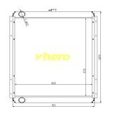 Auto/Car Radiator Cooling system for Technical Vehicle Hitachi330-6