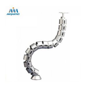 Round Silver Cable Organizer for Office Desk for Management (800mm)