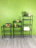 5 Tier Epoxy Heavy Duty Wire Shelving for Slim Place