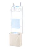 5 Tier Bathroom Storage Organizer Towel Hanging Basket Rack