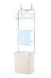 5 Tier Bathroom Storage Organizer Towel Hanging Basket Rack