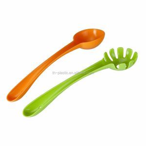 Plastic Fork and Spoon Set, Salad Spoons