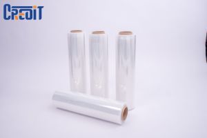 Eco-Friendly Hand Stretch Film Pallet Wrap Film -1.5inch Width, 30mic Thickness.