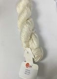 Jyjf1401RW Hank-200 Top Quality 100% Silk Raw Natural Undyed White Single Hand Knitting Yarn Soft Handling