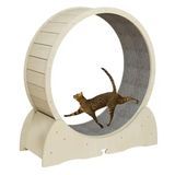 Cat Toys Circle Track for Household Interactive Pet Tread Exercise Running Wheel Cat Climbing Frame Fiberboard