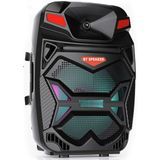Active Sound Box FM Radio Multimediatrolley Bluetooth PRO Audio Portable Wireless Rechargeable Battery LED Outdoor Party Speaker