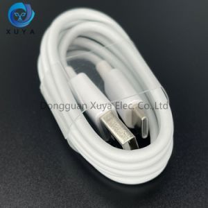 Data Cable Pd Fast Charging Custom Cables USB Type-C Phone Charger Cable White PVC 1.5m Tipo C USB Cable