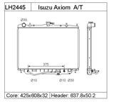 Isuzu Axiom Radiator