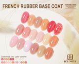 French Rubber Base Gel Wholesale Soak off Nail Gel Bulk Good Toughness Rubber Base Coat UV Gel